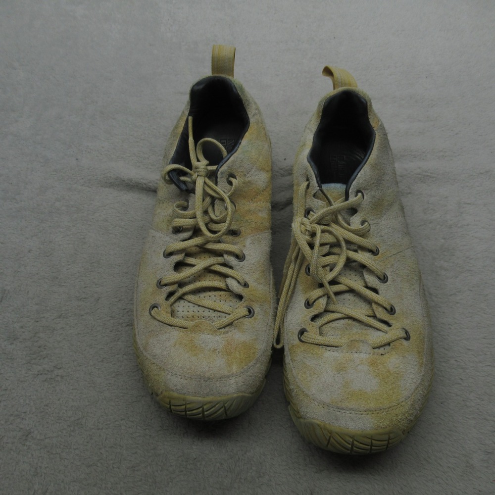 Merrell Mens 11 Sneakers Yellow 1TRL MQM Ace Suede Vibram Rugged Casual Outdoor